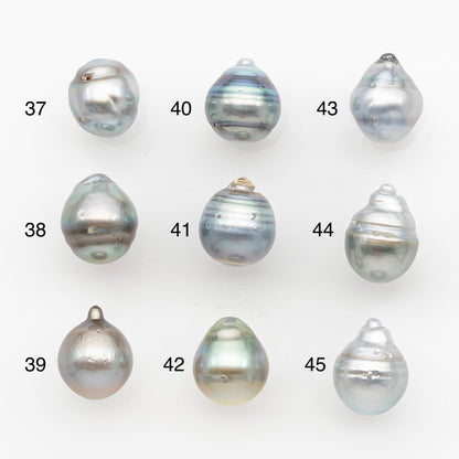 10-11mm Tahitian Pearl, Loose Undrilled with High Luster and Blemishes for Jewelry Making, SKU # 2959TH