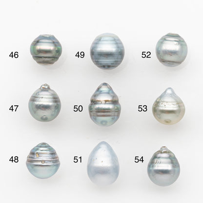 10-11mm Tahitian Pearl, Loose Undrilled with High Luster and Blemishes for Jewelry Making, SKU # 2959TH