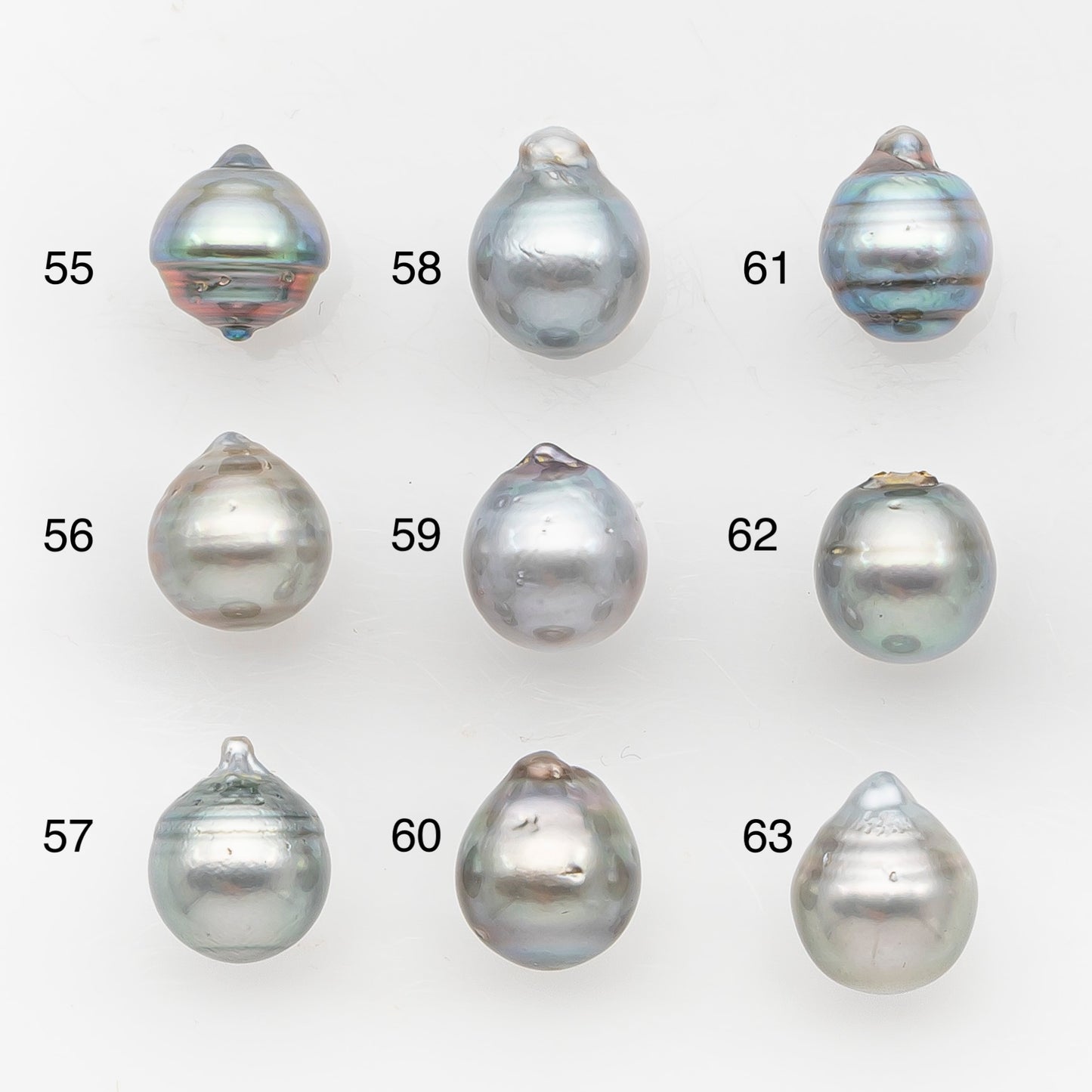 10-11mm Tahitian Pearl, Loose Undrilled with High Luster and Blemishes for Jewelry Making, SKU # 2959TH