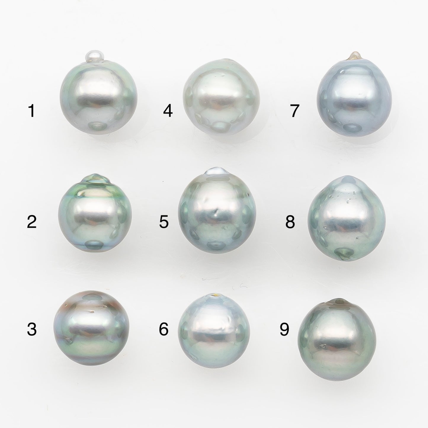 11-12mm Tahitian Pearl, Loose Undrilled with High Luster and Blemishes for Jewelry Making, SKU # 2960TH