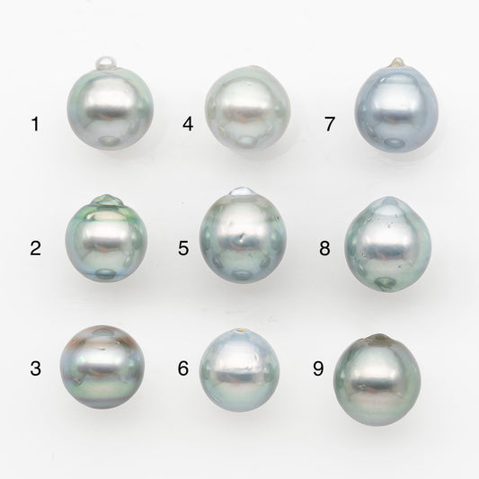 11-12mm Tahitian Pearl, Loose Undrilled with High Luster and Blemishes for Jewelry Making, SKU # 2960TH