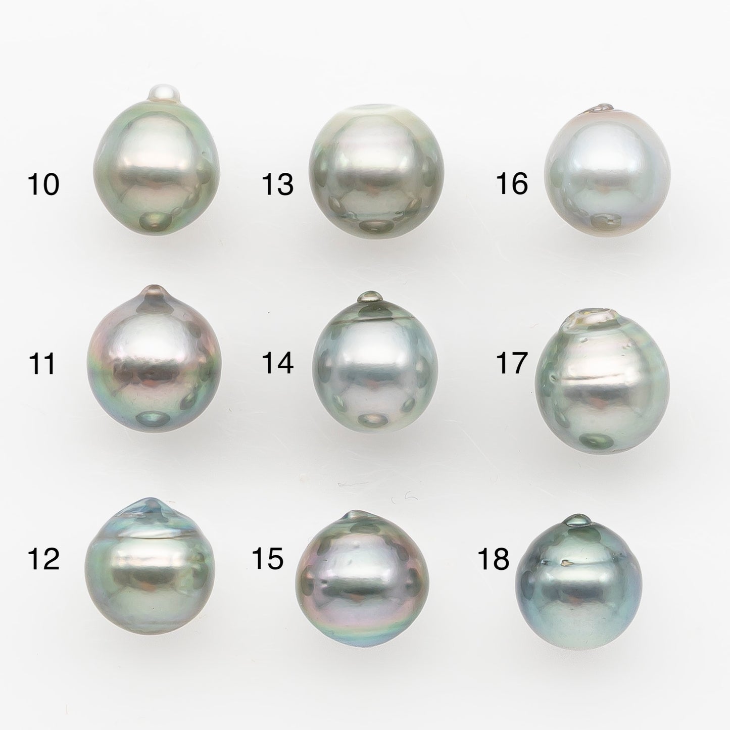 11-12mm Tahitian Pearl, Loose Undrilled with High Luster and Blemishes for Jewelry Making, SKU # 2960TH