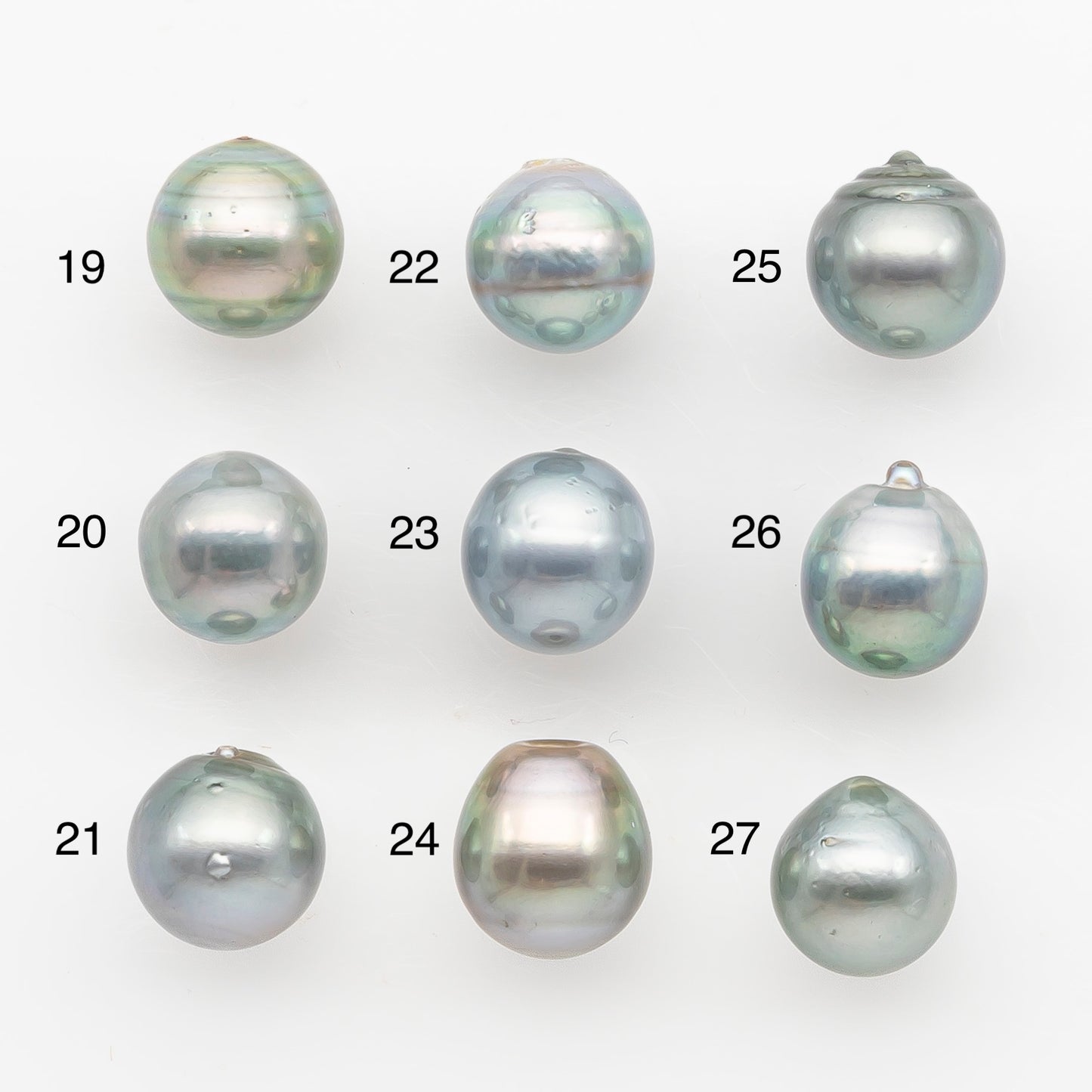 11-12mm Tahitian Pearl, Loose Undrilled with High Luster and Blemishes for Jewelry Making, SKU # 2960TH