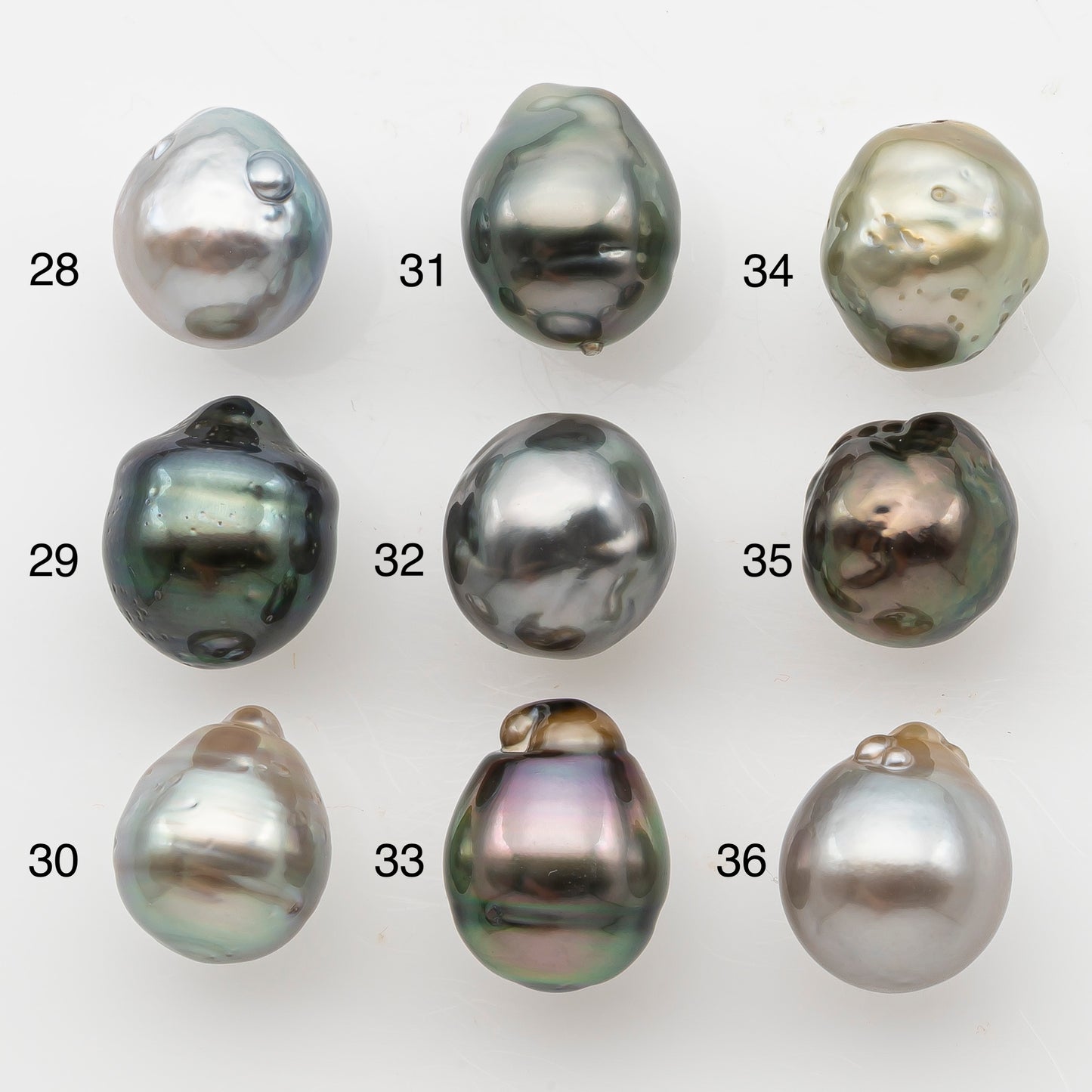 10-11mm Tahitian Pearl, Loose Undrilled with High Luster and Minor Blemishes for Jewelry Making, SKU # 3066TH