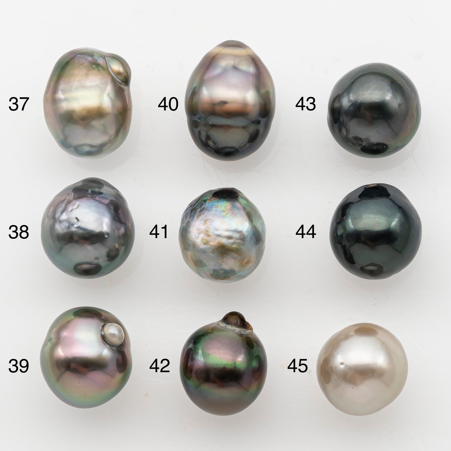 10-11mm Tahitian Pearl, Loose Undrilled with High Luster and Minor Blemishes for Jewelry Making, SKU # 3066TH