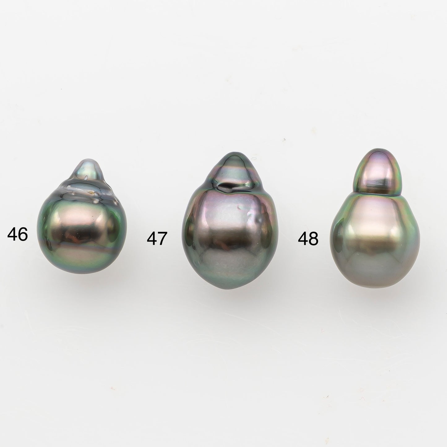10-11mm Tahitian Pearl, Loose Undrilled with High Luster and Minor Blemishes for Jewelry Making, SKU # 3066TH