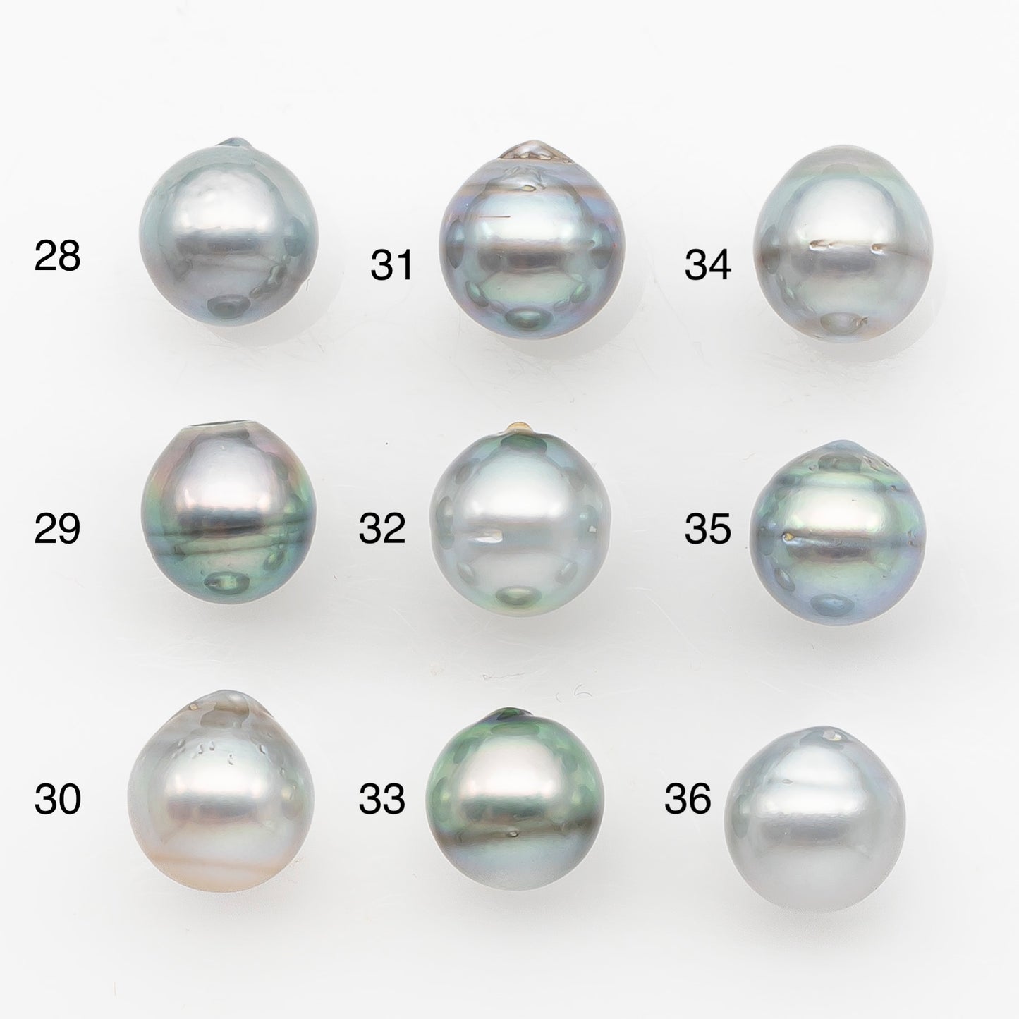 11-12mm Tahitian Pearl, Loose Undrilled with High Luster and Blemishes for Jewelry Making, SKU # 2960TH