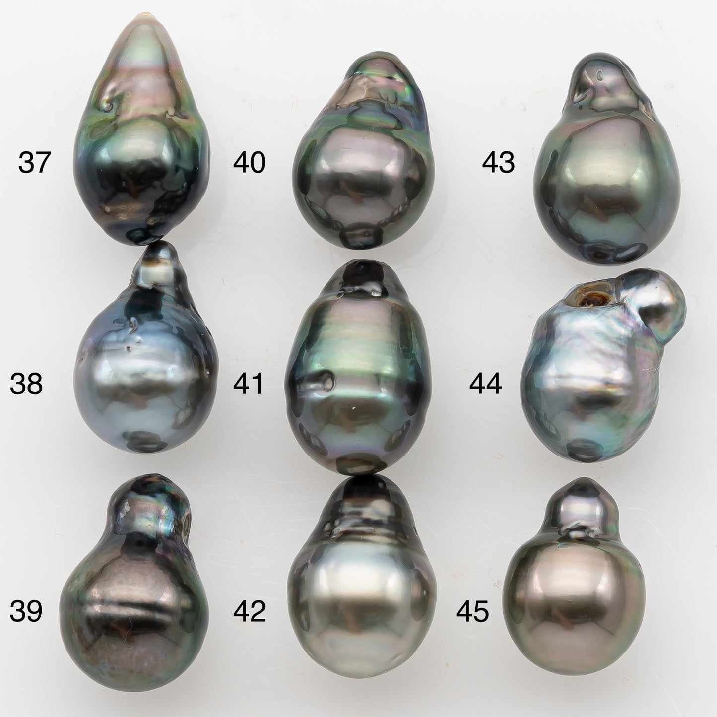 10-11mm Tahitian Pearl, Loose Undrilled with High Luster and Minor Blemishes for Jewelry Making, SKU # 3067TH