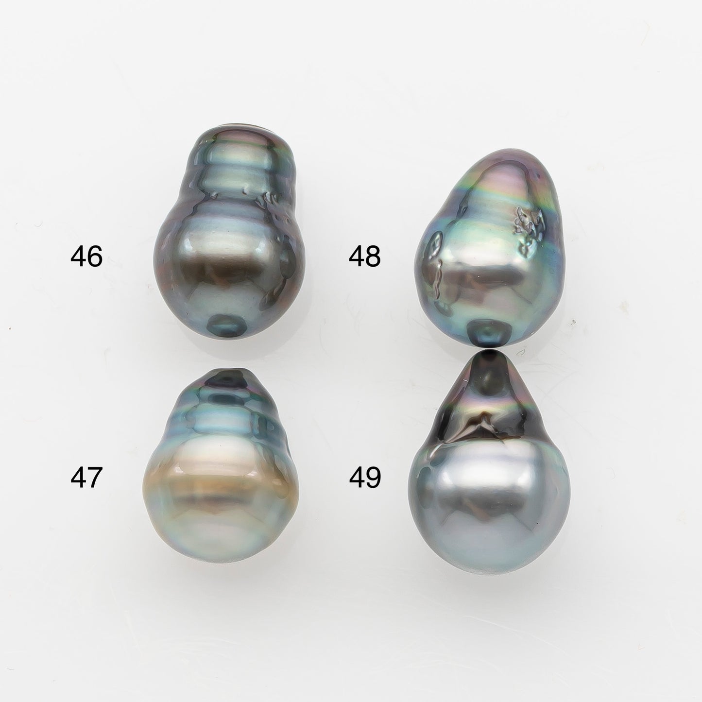 10-11mm Tahitian Pearl, Loose Undrilled with High Luster and Minor Blemishes for Jewelry Making, SKU # 3067TH
