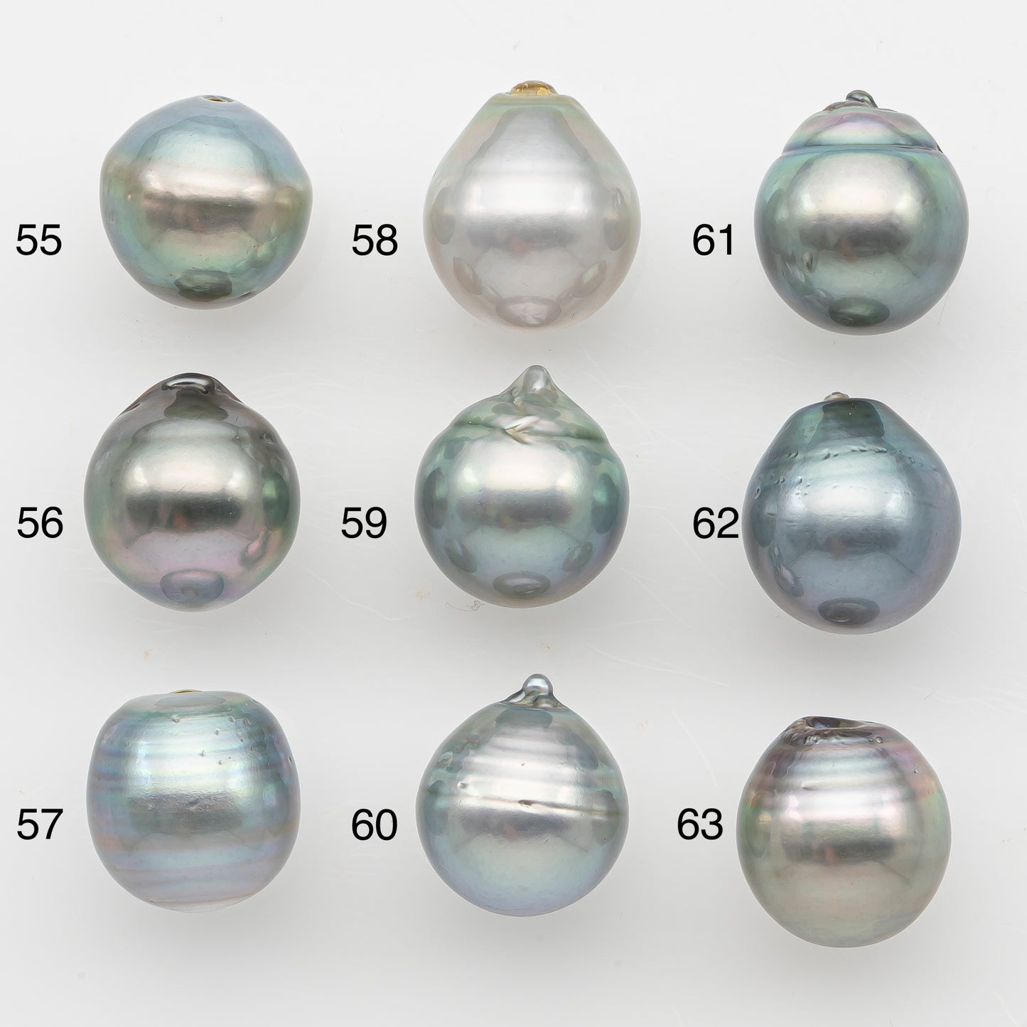 12-13mm Tahitian Pearl, Loose Undrilled with High Luster and Minor Blemishes for Jewelry Making, SKU # 3070TH