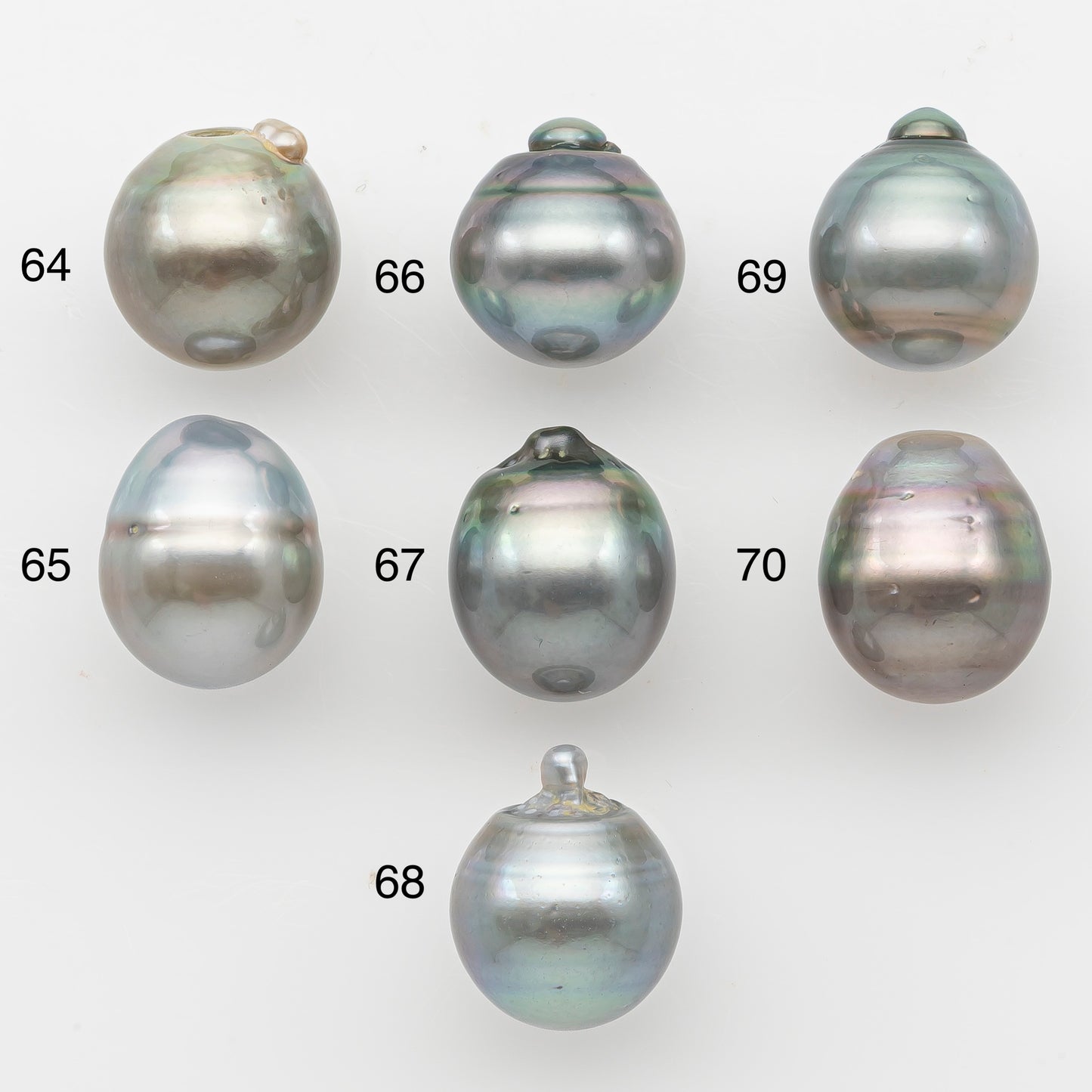 12-13mm Tahitian Pearl, Loose Undrilled with High Luster and Minor Blemishes for Jewelry Making, SKU # 3070TH