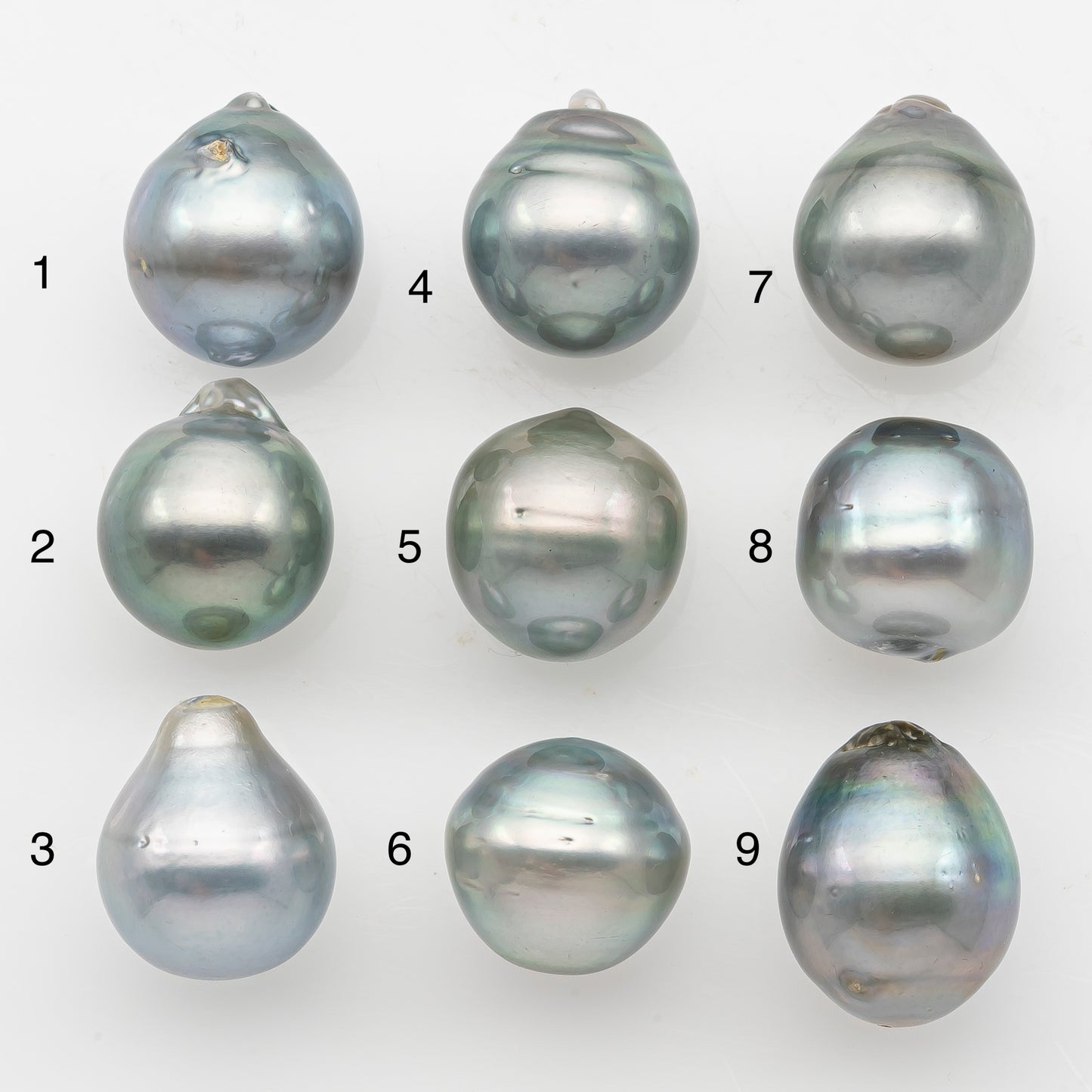 12-13mm Tahitian Pearl, Loose Undrilled with High Luster and Minor Blemishes for Jewelry Making, SKU # 3071TH
