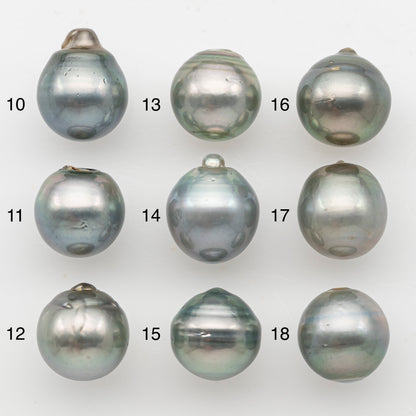 12-13mm Tahitian Pearl, Loose Undrilled with High Luster and Minor Blemishes for Jewelry Making, SKU # 3071TH