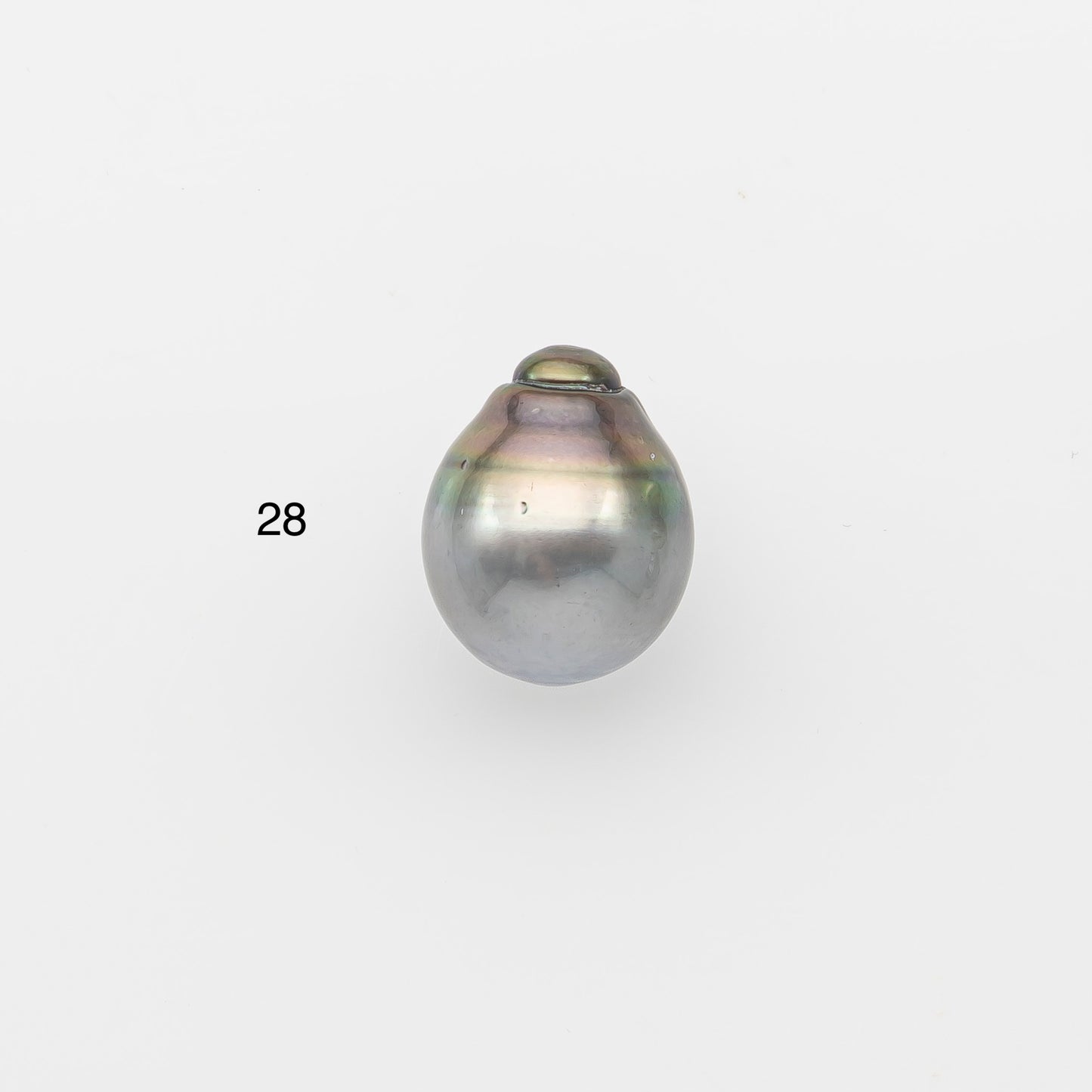 12-13mm Tahitian Pearl, Loose Undrilled with High Luster and Minor Blemishes for Jewelry Making, SKU # 3071TH