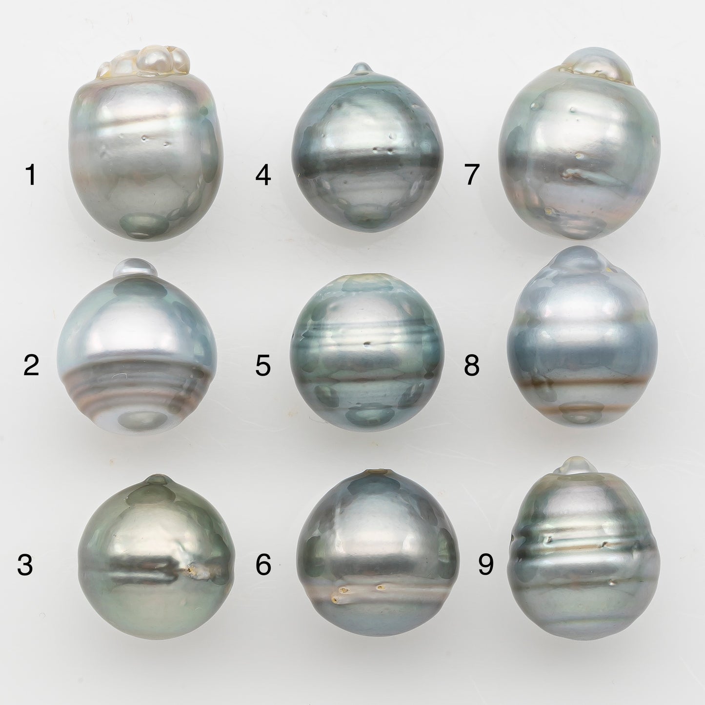13-14mm Tahitian Pearl, Loose Undrilled with High Luster and Minor Blemishes for Jewelry Making, SKU # 3072TH