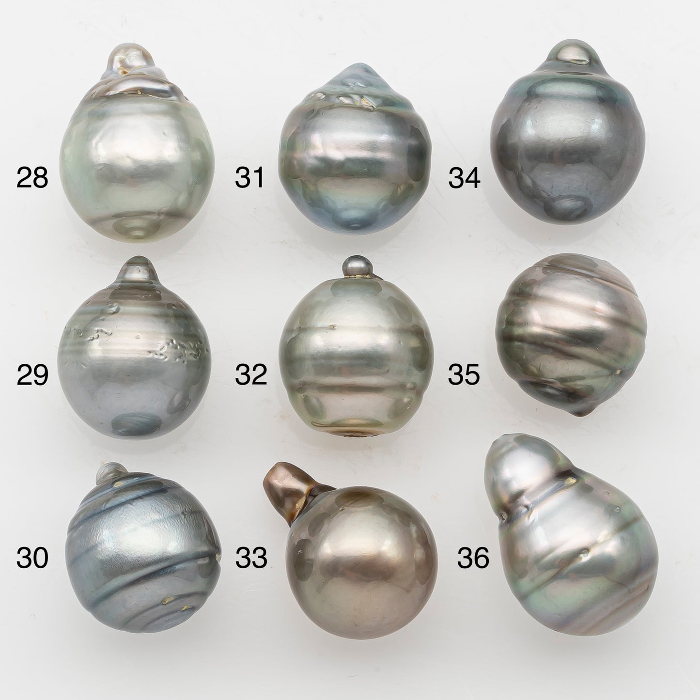 13-14mm Tahitian Pearl, Loose Undrilled with High Luster and Minor Blemishes for Jewelry Making, SKU # 3072TH