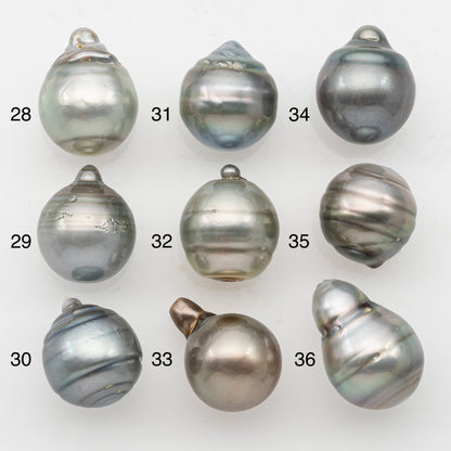 13-14mm Tahitian Pearl, Loose Undrilled with High Luster and Minor Blemishes for Jewelry Making, SKU # 3072TH