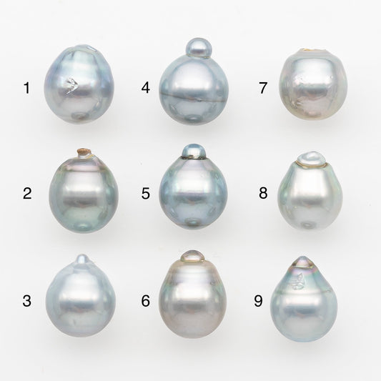 11-12mm Tahitian Pearl, Loose Undrilled with High Luster and Blemishes for Jewelry Making, SKU # 2961TH