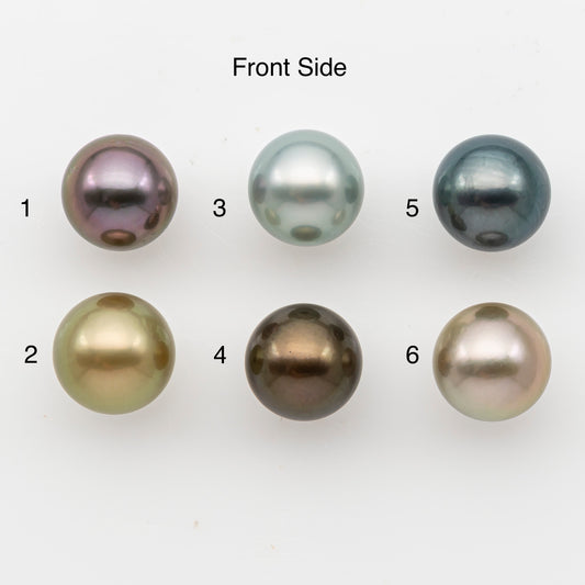 12mm Tahitian Pearl, Loose Undrilled with High Luster for Jewelry Making, SKU # 3076TH