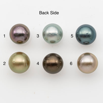 12mm Tahitian Pearl, Loose Undrilled with High Luster for Jewelry Making, SKU # 3076TH