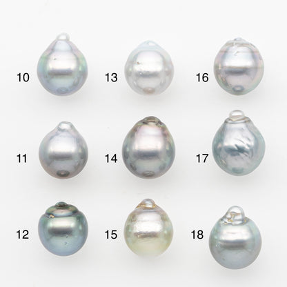 11-12mm Tahitian Pearl, Loose Undrilled with High Luster and Blemishes for Jewelry Making, SKU # 2961TH