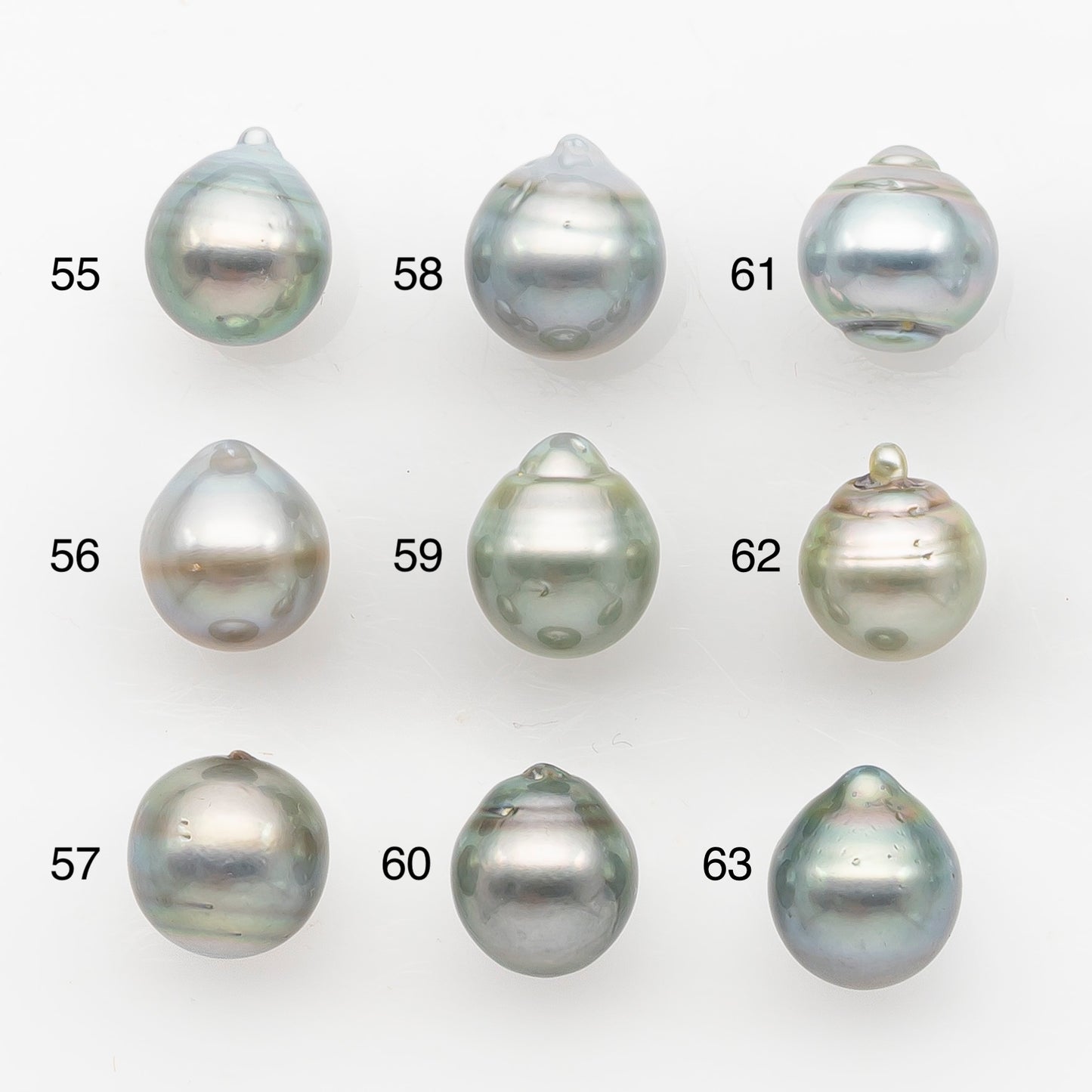 11-12mm Tahitian Pearl, Loose Undrilled with High Luster and Blemishes for Jewelry Making, SKU # 2961TH
