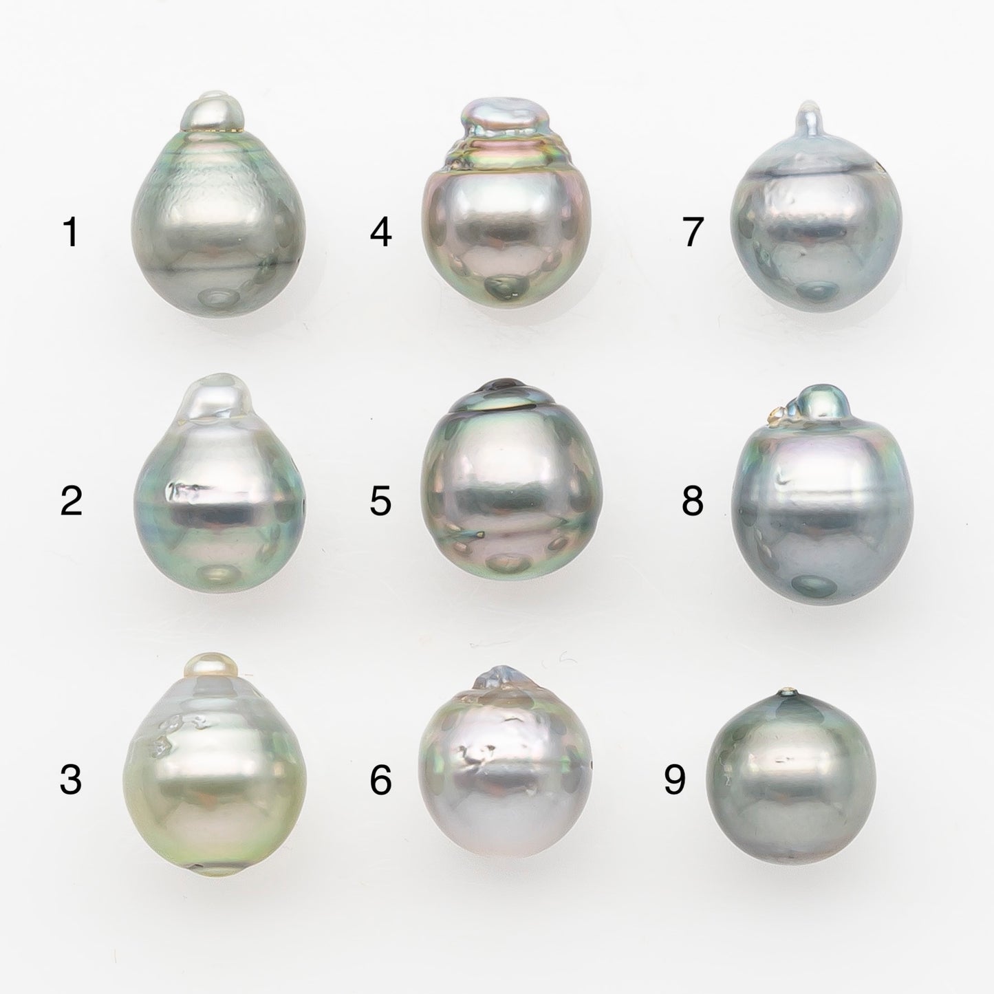 11-12mm Tahitian Pearl, Loose Undrilled with High Luster and Blemishes for Jewelry Making, SKU # 2962TH