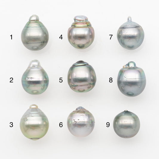 11-12mm Tahitian Pearl, Loose Undrilled with High Luster and Blemishes for Jewelry Making, SKU # 2962TH