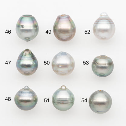 11-12mm Tahitian Pearl, Loose Undrilled with High Luster and Blemishes for Jewelry Making, SKU # 2962TH