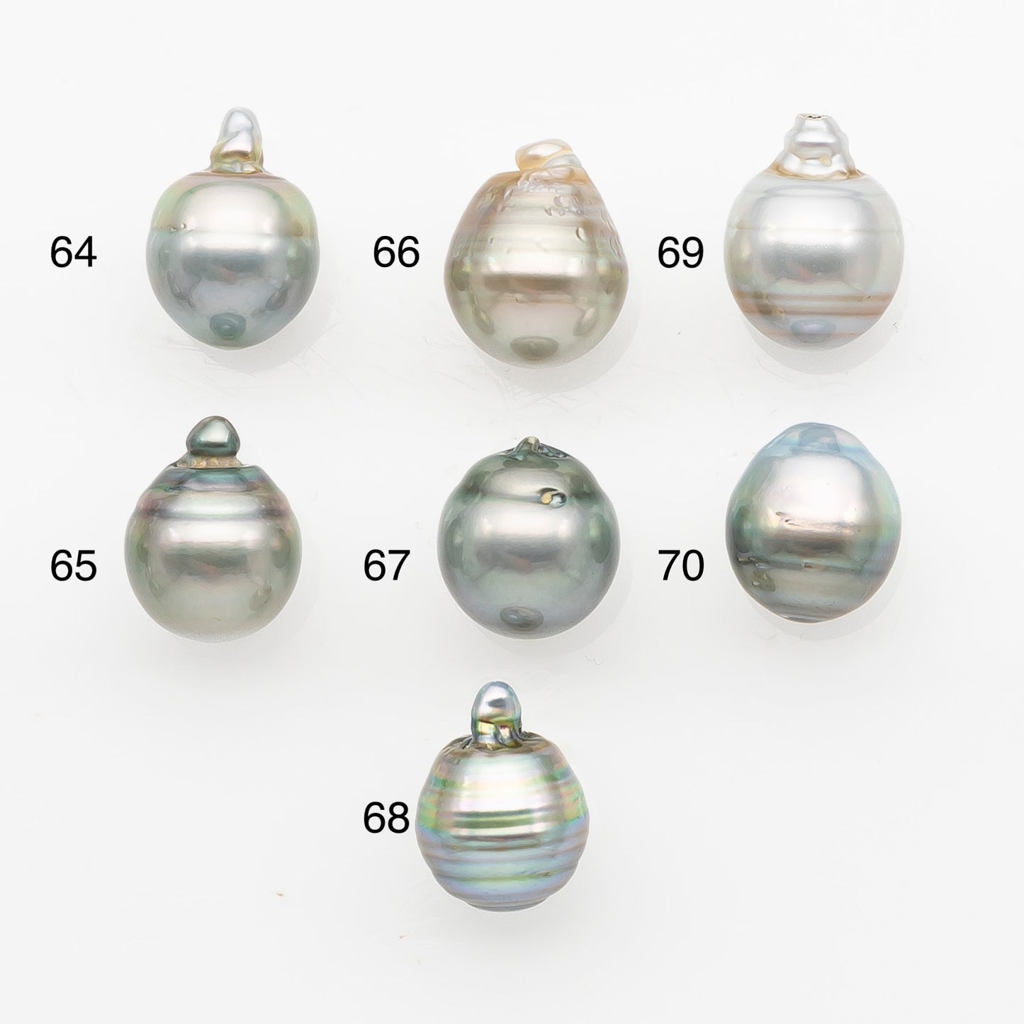 11-12mm Tahitian Pearl, Loose Undrilled with High Luster and Blemishes for Jewelry Making, SKU # 2962TH