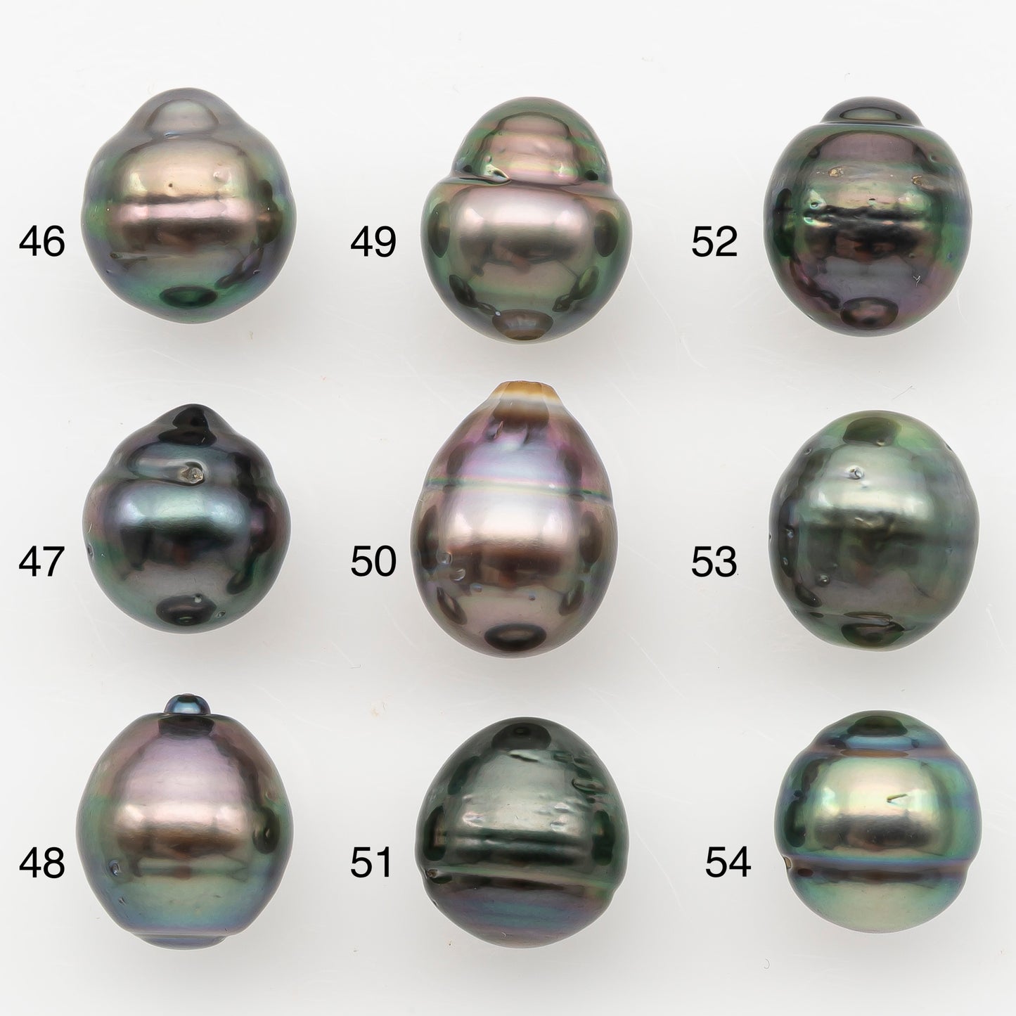 11-12mm Tahitian Pearl, Loose Undrilled with High Luster for Jewelry Making, SKU # 3099TH