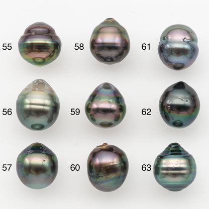 11-12mm Tahitian Pearl, Loose Undrilled with High Luster for Jewelry Making, SKU # 3099TH