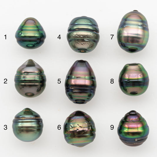 11-12mm Tahitian Pearl, Loose Undrilled with High Luster for Jewelry Making, SKU # 3100TH