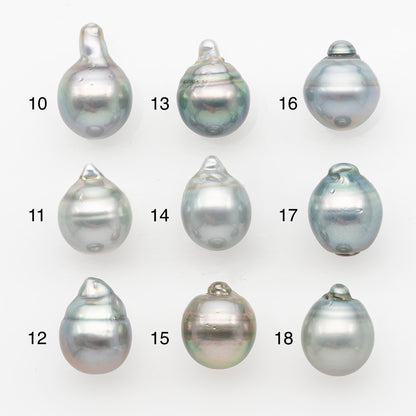 11-12mm Tahitian Pearl, Loose Undrilled with High Luster and Blemishes for Jewelry Making, SKU # 2963TH