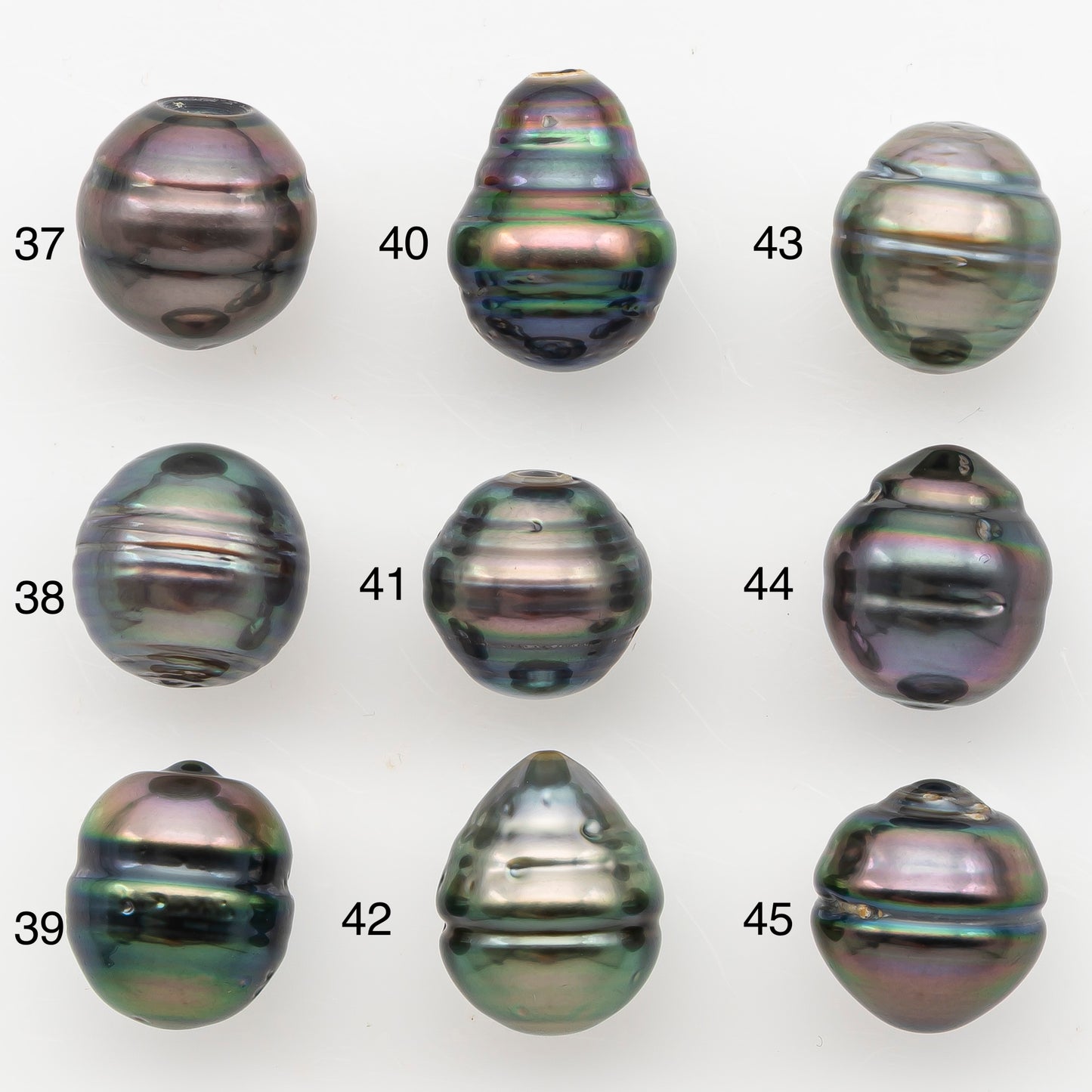 11-12mm Tahitian Pearl, Loose Undrilled with High Luster for Jewelry Making, SKU # 3100TH