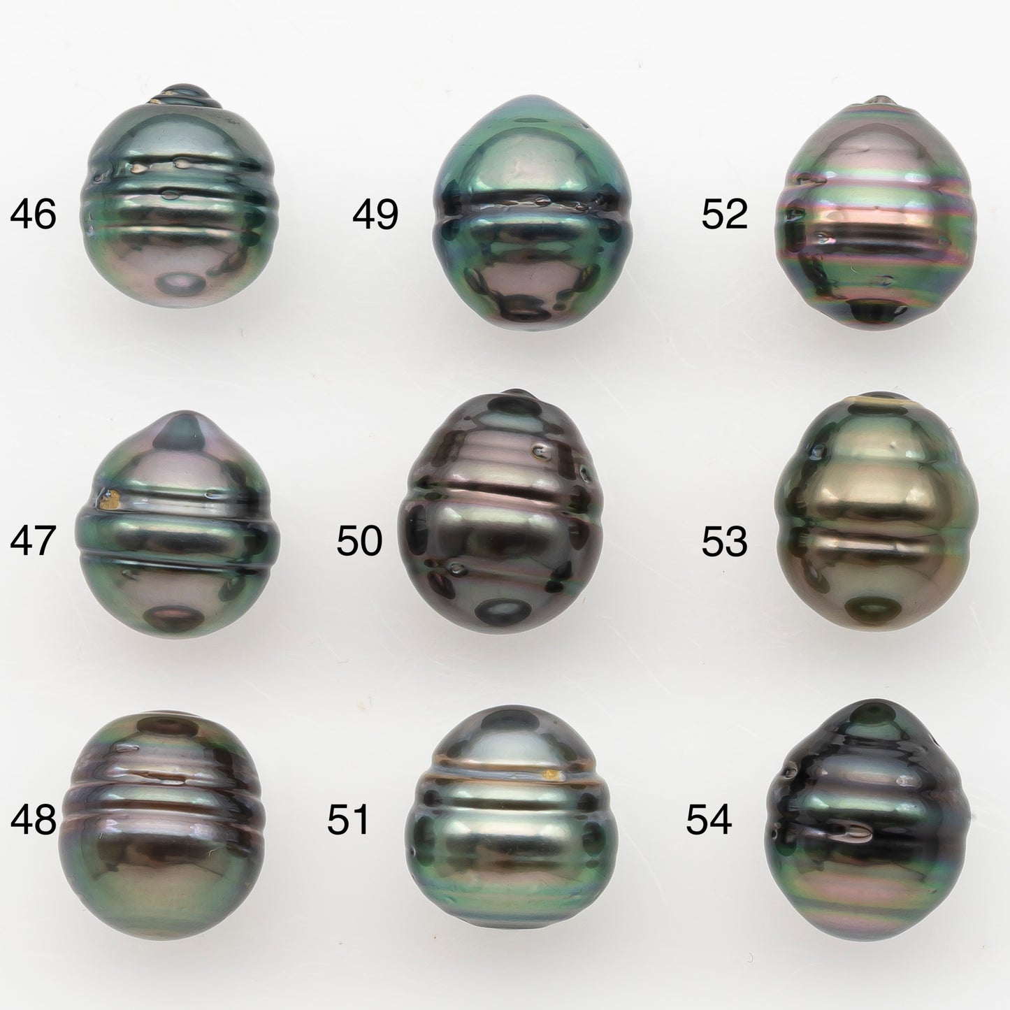 11-12mm Tahitian Pearl, Loose Undrilled with High Luster for Jewelry Making, SKU # 3100TH