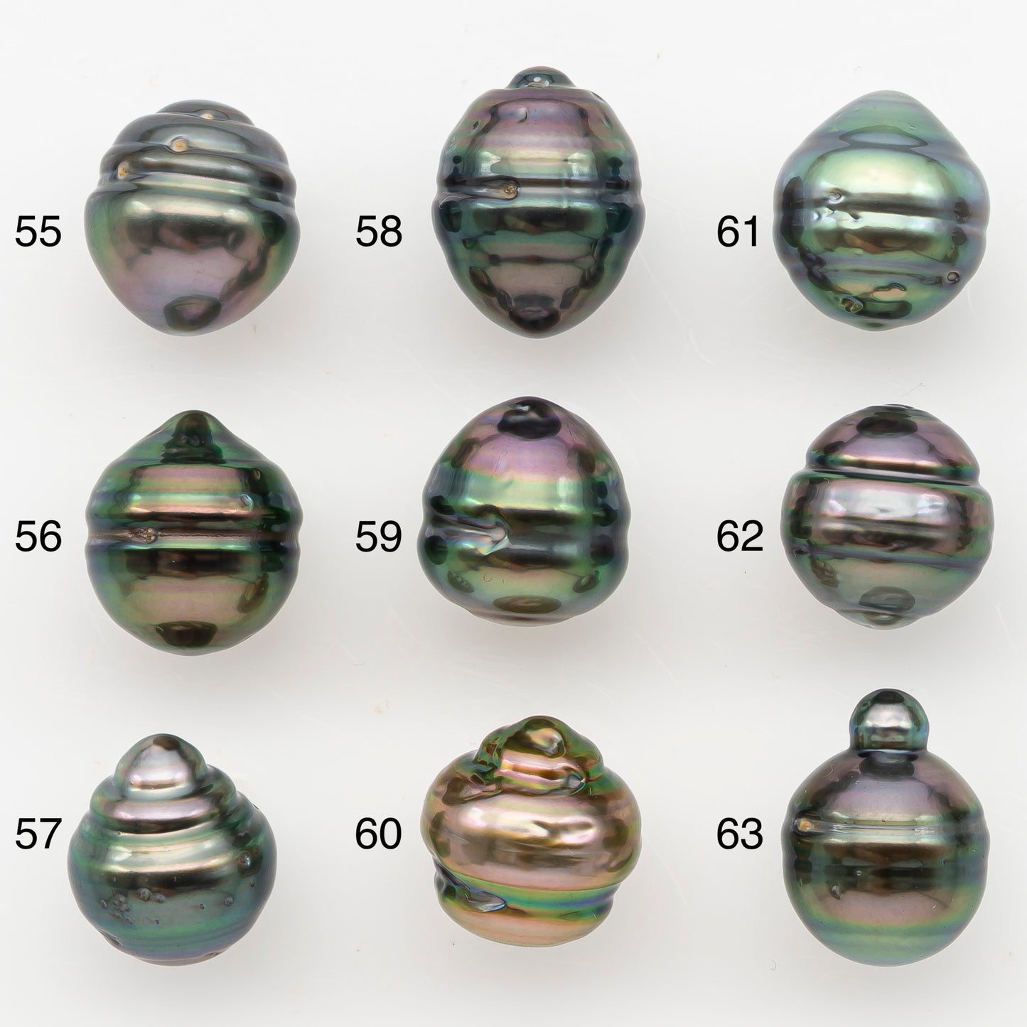11-12mm Tahitian Pearl, Loose Undrilled with High Luster for Jewelry Making, SKU # 3100TH