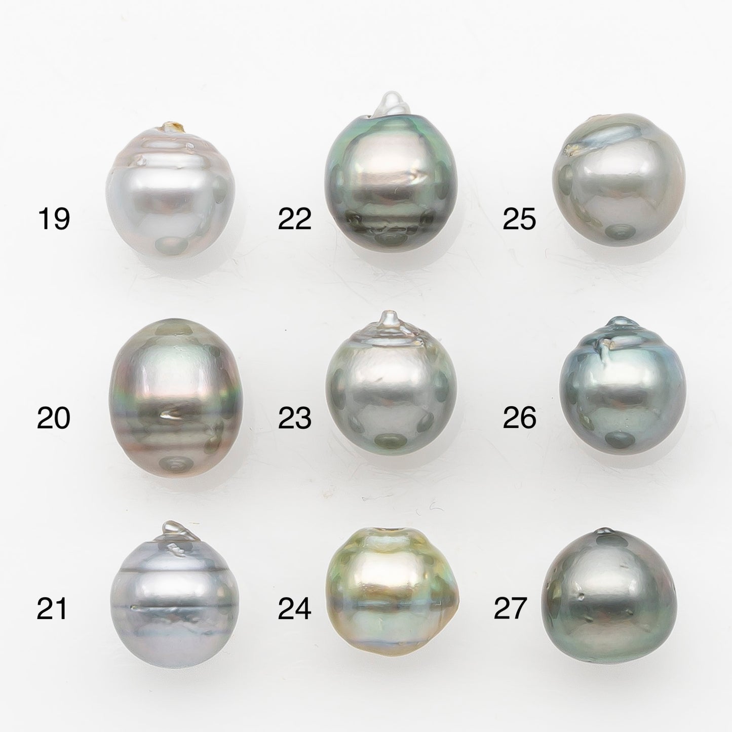 11-12mm Tahitian Pearl, Loose Undrilled with High Luster and Blemishes for Jewelry Making, SKU # 2963TH