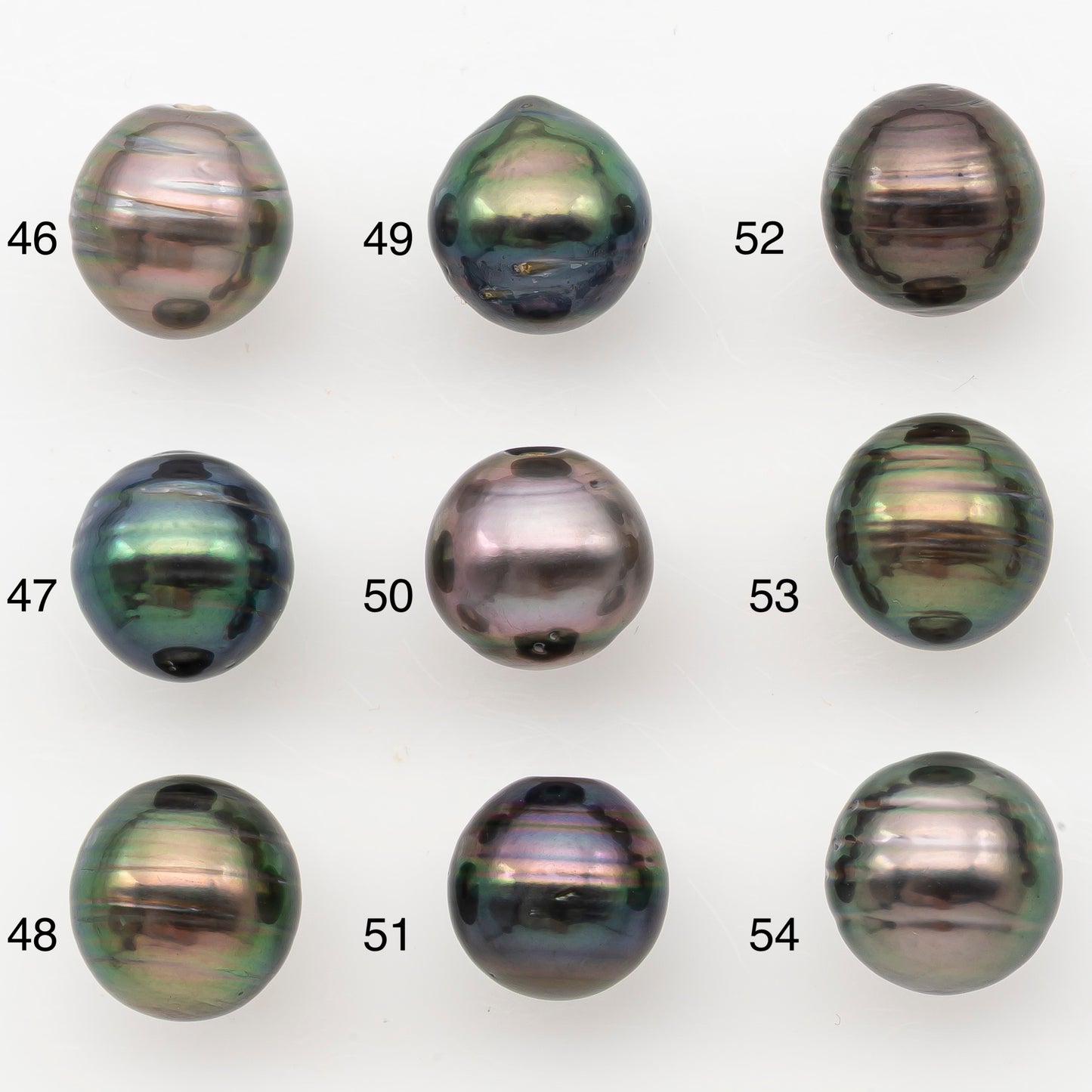 11-12mm Tahitian Pearl, Loose Undrilled with High Luster for Jewelry Making, SKU # 3101TH