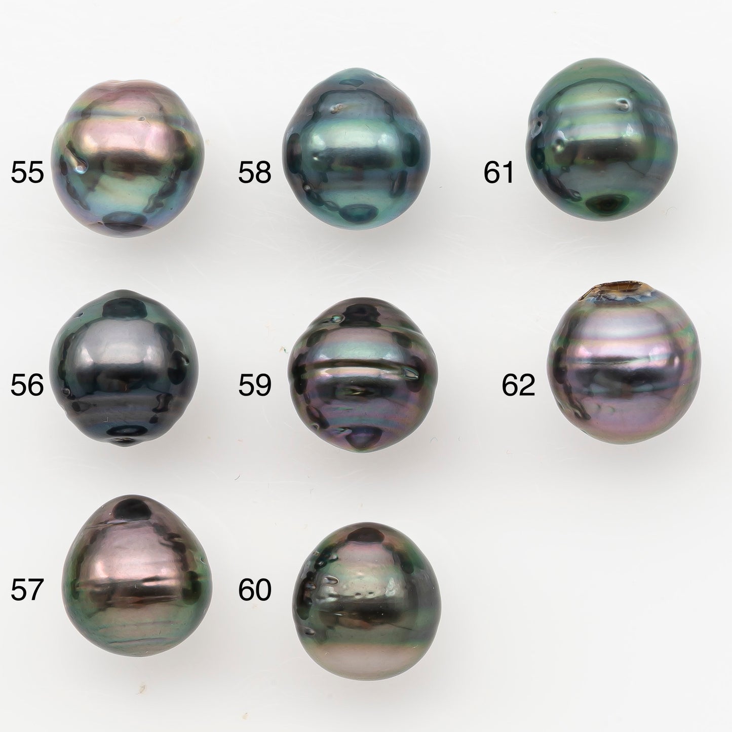 11-12mm Tahitian Pearl, Loose Undrilled with High Luster for Jewelry Making, SKU # 3101TH