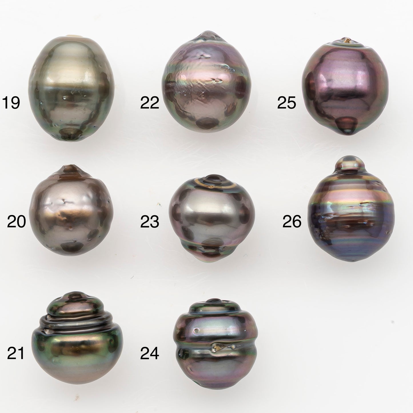 11-12mm Tahitian Pearl, Loose Undrilled with High Luster for Jewelry Making, SKU # 3102TH