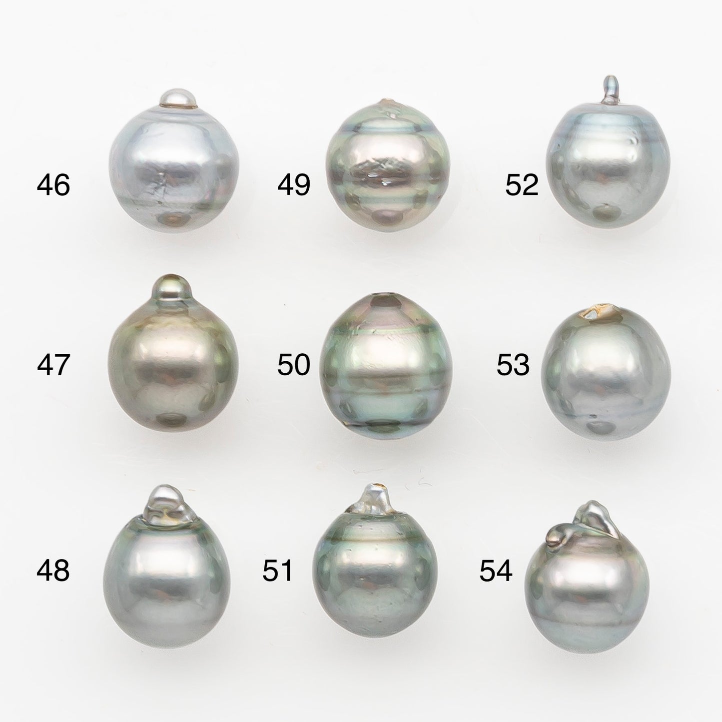 11-12mm Tahitian Pearl, Loose Undrilled with High Luster and Blemishes for Jewelry Making, SKU # 2963TH