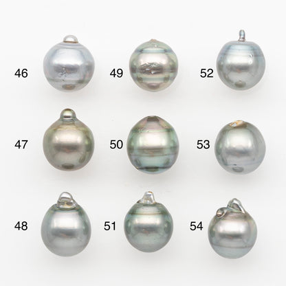 11-12mm Tahitian Pearl, Loose Undrilled with High Luster and Blemishes for Jewelry Making, SKU # 2963TH