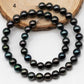 8-9mm Tahitian Pearl in Full Strand with All Natural Color with High Luster for Jewelry Making, SKU# 2246TH