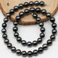 8-9mm Tahitian Pearl in Full Strand with All Natural Color with High Luster for Jewelry Making, SKU# 2246TH