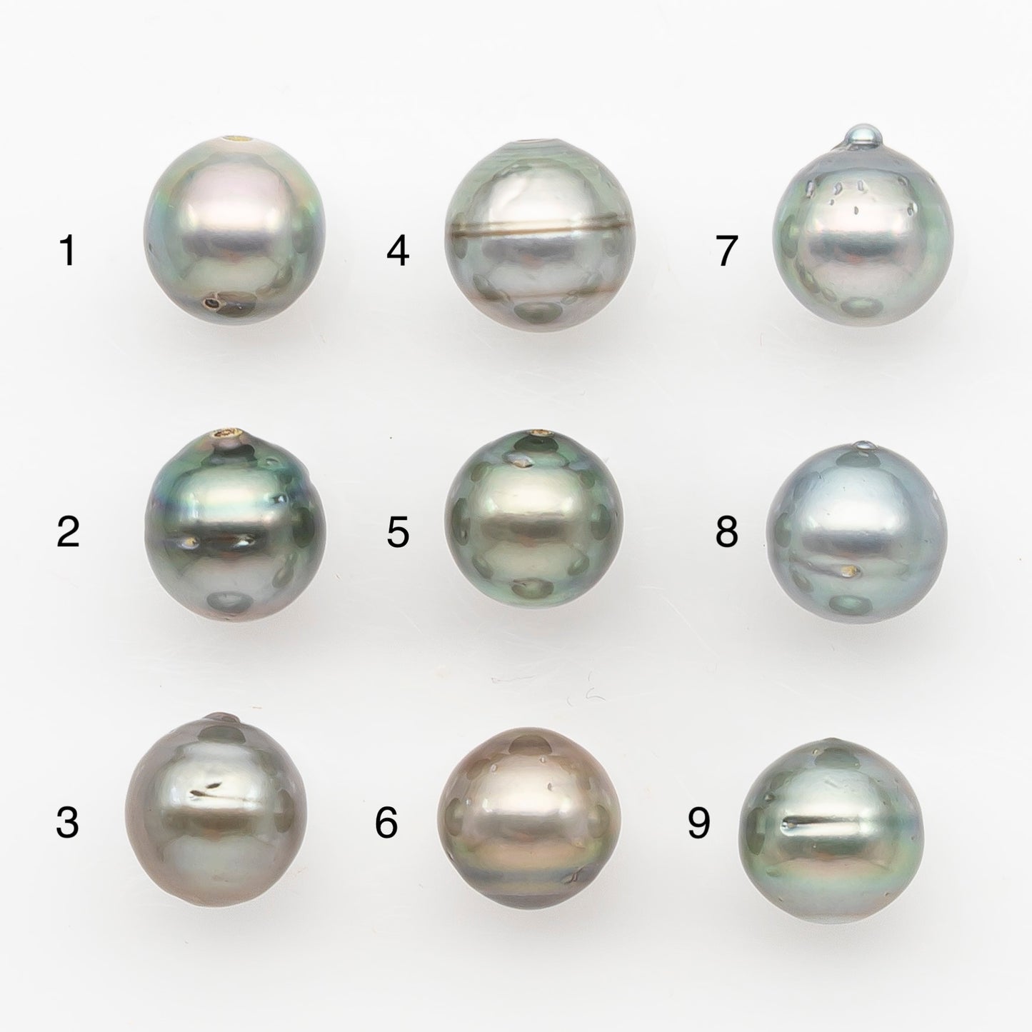 11-12mm Tahitian Pearl, Loose Undrilled with High Luster and Blemishes for Jewelry Making, SKU # 2964TH