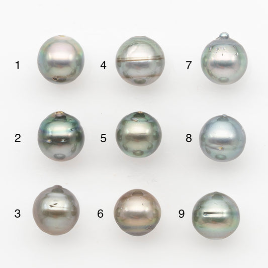 11-12mm Tahitian Pearl, Loose Undrilled with High Luster and Blemishes for Jewelry Making, SKU # 2964TH