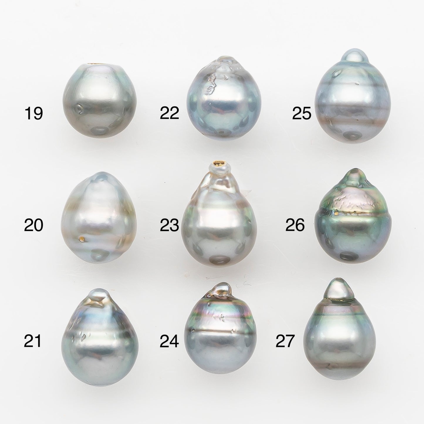 11-12mm Tahitian Pearl, Loose Undrilled with High Luster and Blemishes for Jewelry Making, SKU # 2964TH