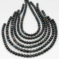 8-10mm Tahitian Pearl in Full Strand with All Natural Color with High Luster for Jewelry Making, SKU# 2258TH