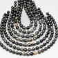 11-12mm Multicolor Tahitian Pearl Bead with High Luster, In Full Strand with Blemishes for Making, SKU # 2270TH